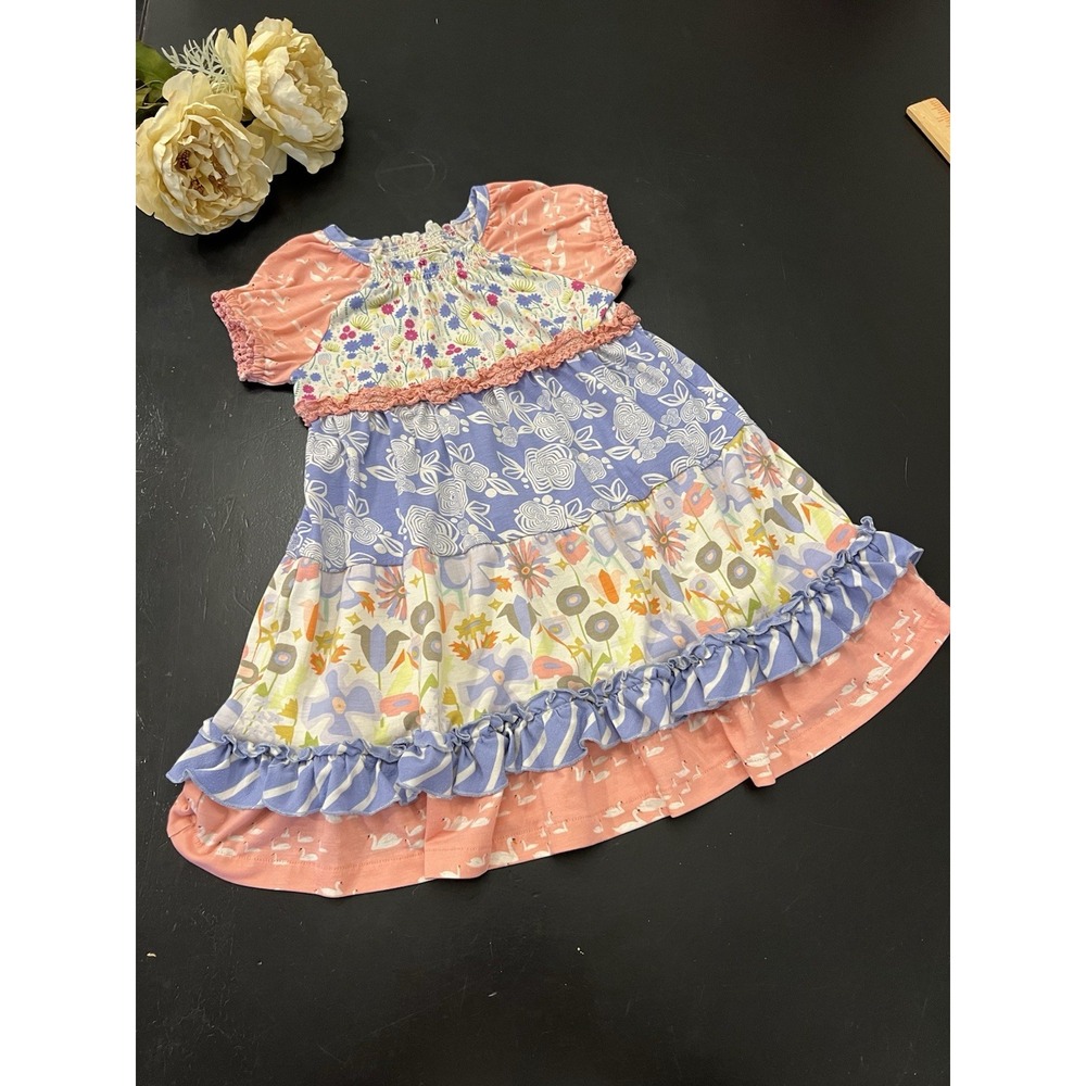 Matilda Jane Adventure Begins Believe In Tomorrow Colorful Nightgown Dress Sz 6